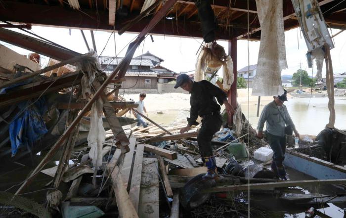 Japón: Las fotos más impactantes de las inundaciones que dejan 179 muertos