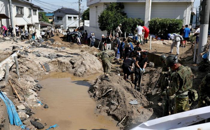 Japón: Las fotos más impactantes de las inundaciones que dejan 179 muertos