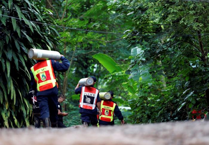 El agónico rescate de los niños desaparecidos en una cueva de Tailandia, en fotos