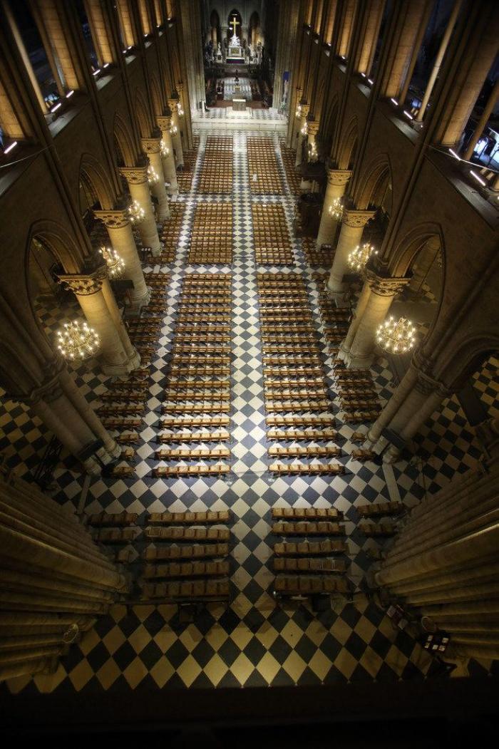 Nueva iluminación en Notre Dame (FOTOS)