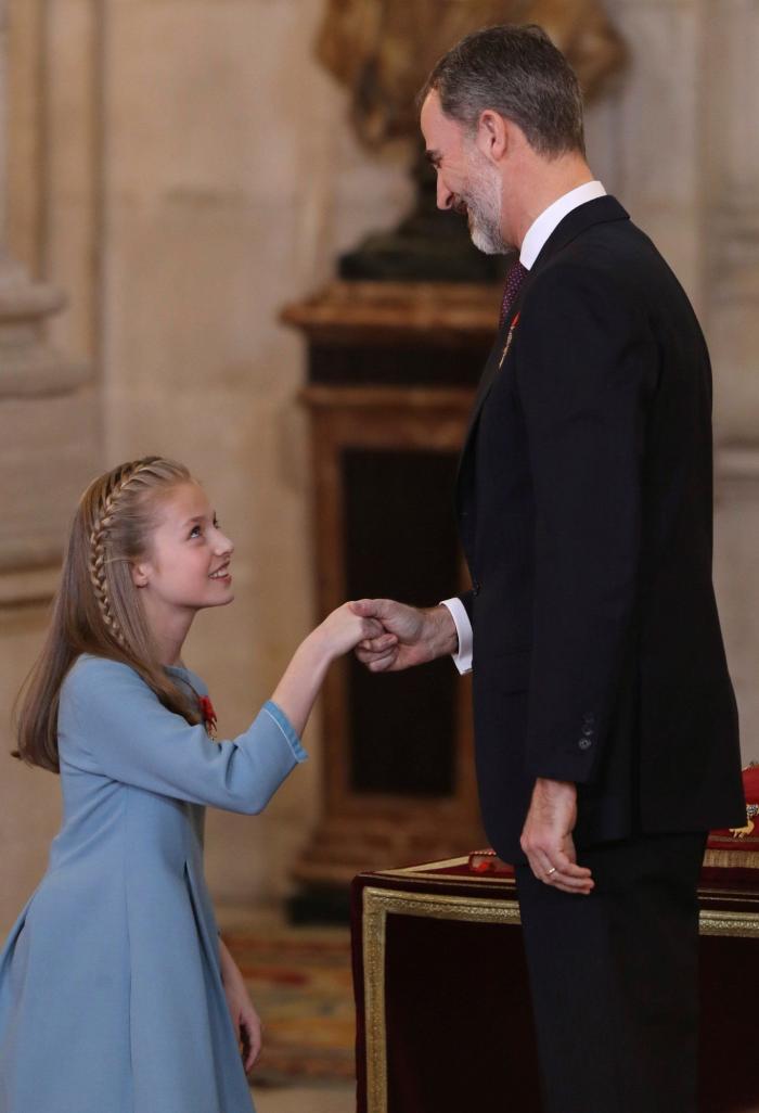 La princesa Leonor recibe el Toisón de Oro: las fotos de la ceremonia