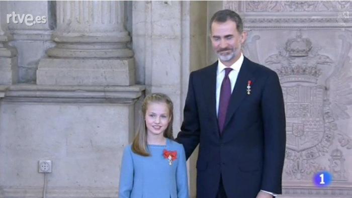 La princesa Leonor recibe el Toisón de Oro: las fotos de la ceremonia