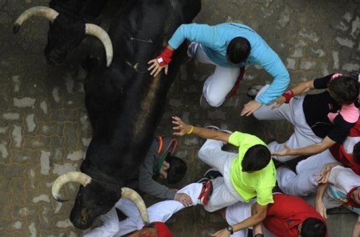 Encierros sanfermines 2014: el peligro visto desde arriba (FOTOS)