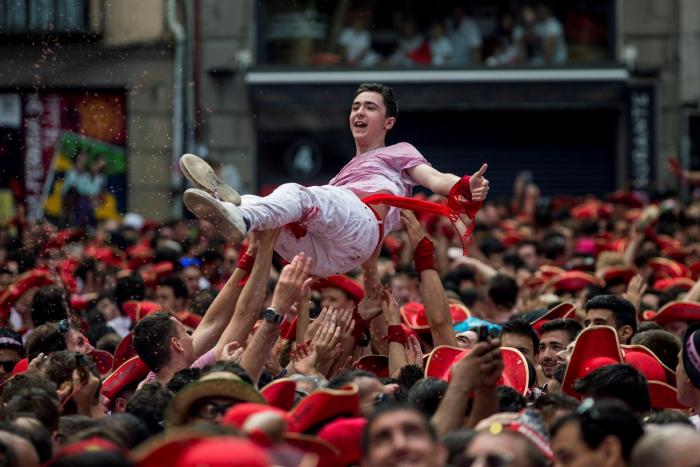 Sanfermines 2018: las mejores fotos del Chupinazo