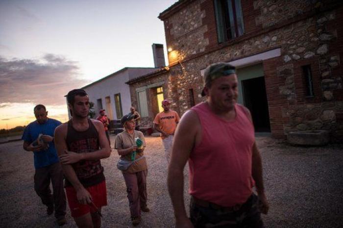 La vida de los españoles en la vendimia francesa, en 27 fotones