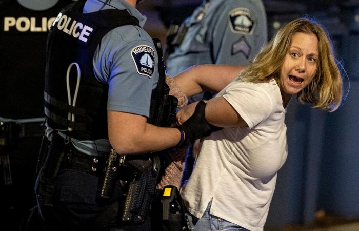 Decenas de detenidos en las protestas contra Trump en Nueva York y Mineápolis