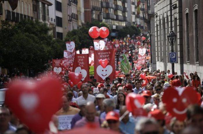 Las imágenes de las marchas antiabortistas que acusan al PP de "traición" (FOTOS)