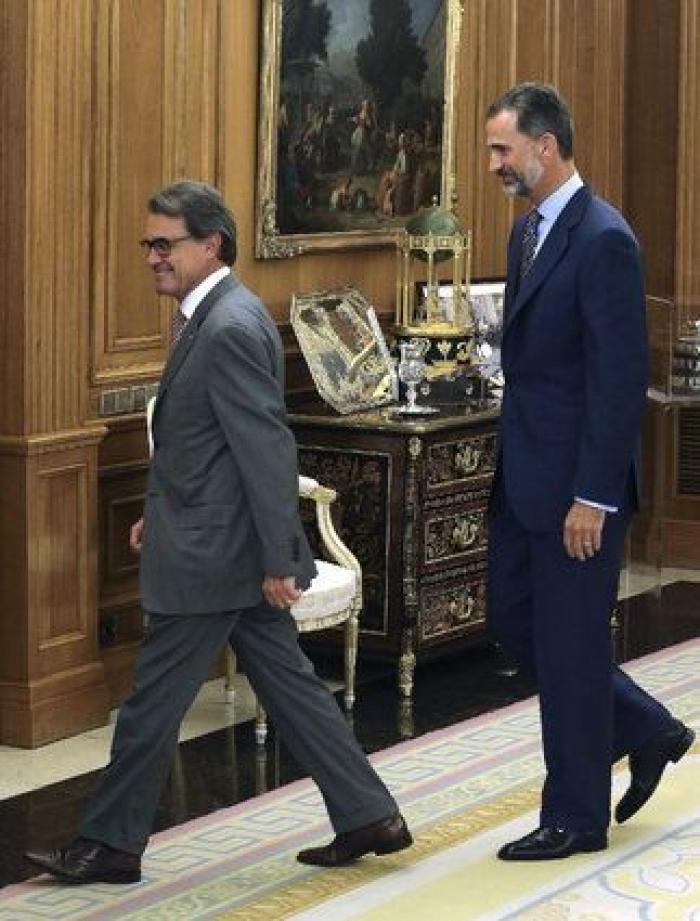 Artur Mas visita al rey: "Vengo en son de paz"