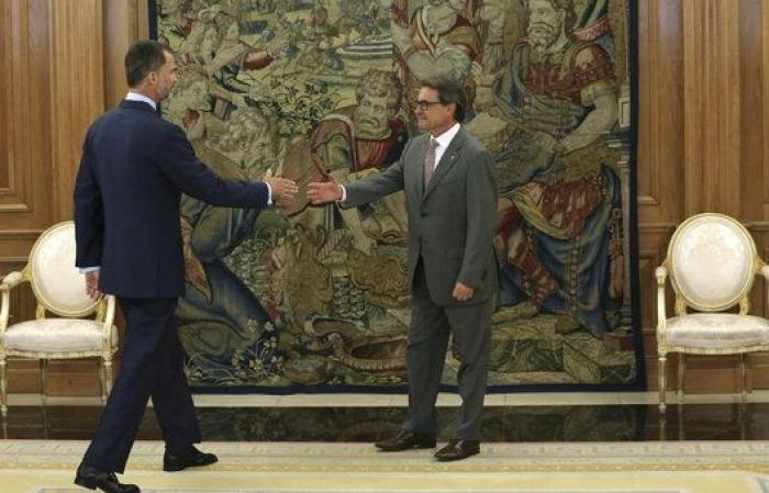 Artur Mas visita al rey: "Vengo en son de paz"