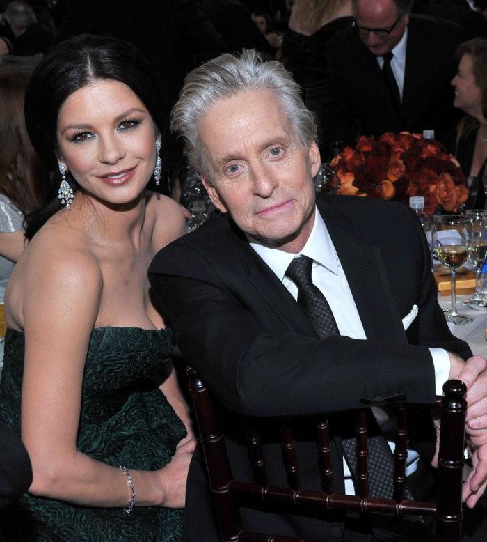 Catherine Zeta-Jones responde a quienes daban por rota su relación con Michael Douglas
