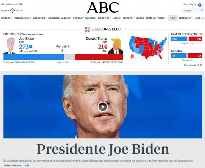El presidente de México se niega a reconocer a Biden como presidente