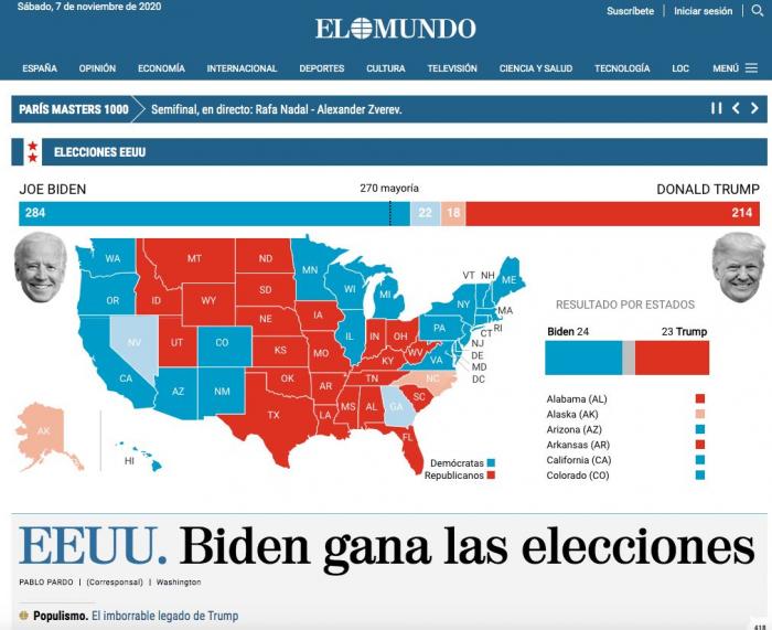 El presidente de México se niega a reconocer a Biden como presidente