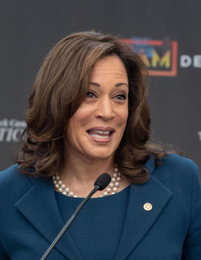 Kamala Harris, una vicepresidenta en Converse y perlas