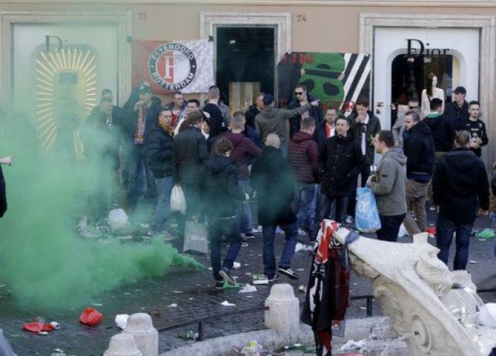 Daños irreparables en La Barcaza de Bernini tras los disturbios
