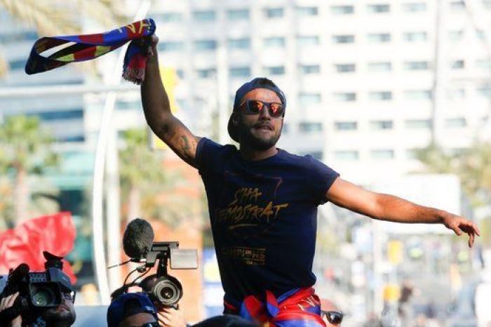 Las FOTAZAS de la celebración liguera del Barcelona