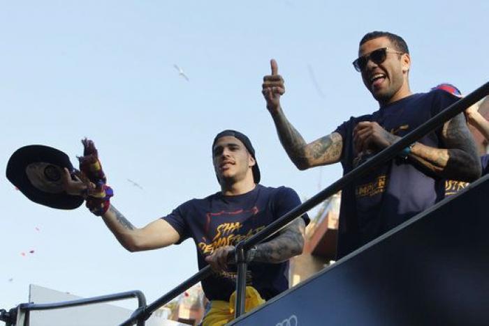 Las FOTAZAS de la celebración liguera del Barcelona