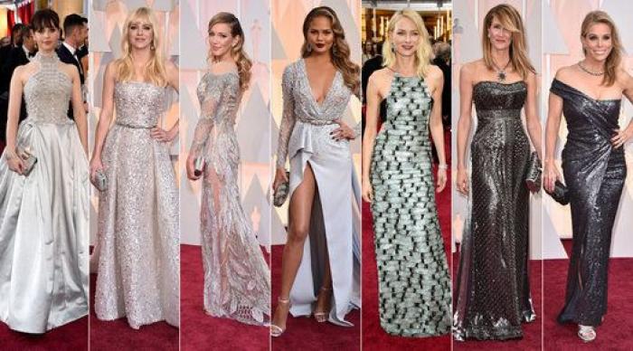 Pantone Oscar 2015: el reparto de colores en la alfombra roja (FOTOS)