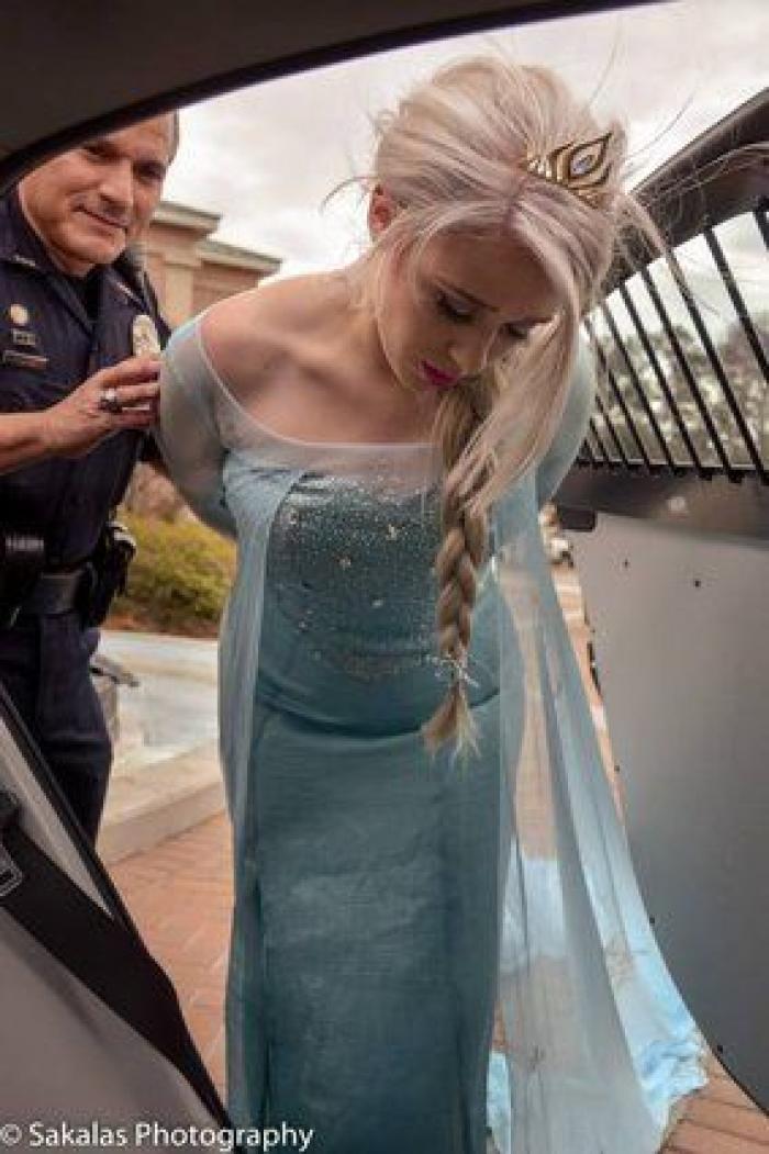 Elsa, de 'Frozen', detenida por causar una ola de frío en Carolina del Sur (FOTOS)