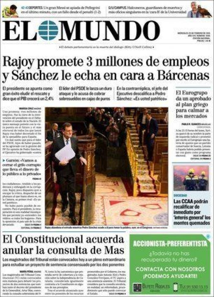 Joan Baldoví sufre un vahído durante su intervención en el debate (VÍDEO)