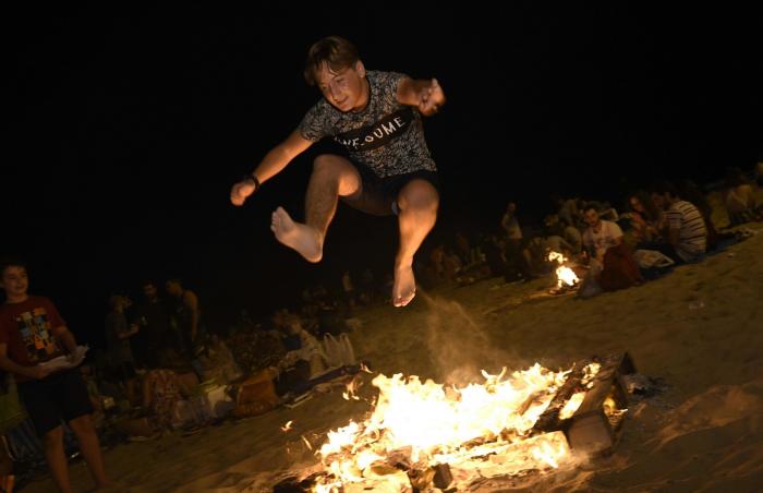 Las mejores imágenes de la noche de San Juan
