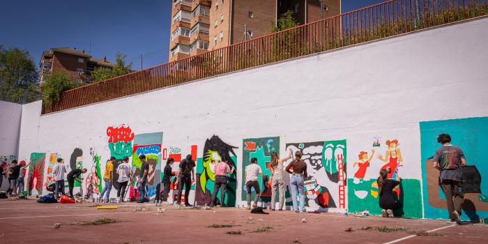 Papa Johns pone en marcha un proyecto grafitero para embellecer los barrios