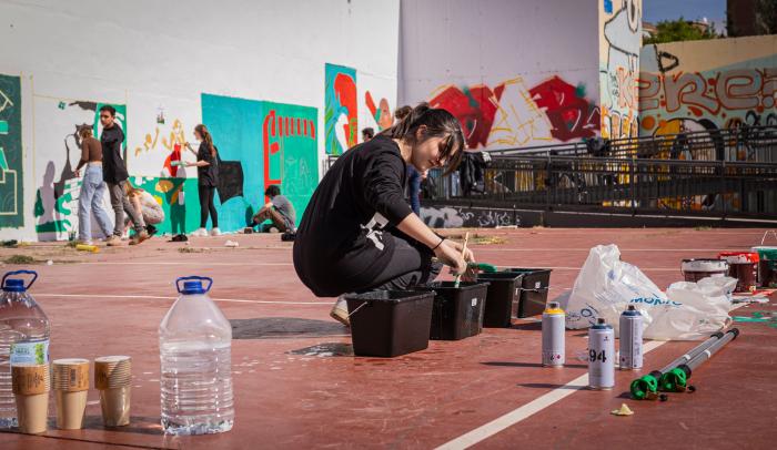 Papa Johns pone en marcha un proyecto grafitero para embellecer los barrios