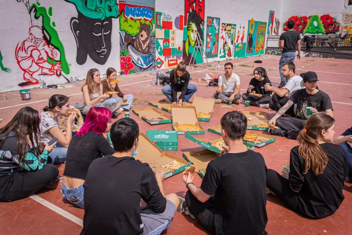 Papa Johns pone en marcha un proyecto grafitero para embellecer los barrios