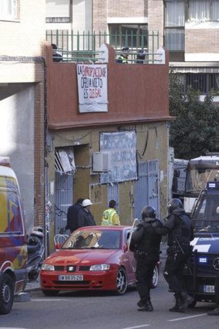 Derribo de Ofelia Nieto 29: Once detenidos en el desalojo ordenado por el Ayuntamiento de Madrid