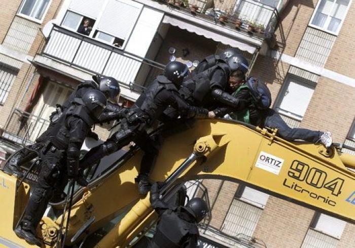 Derribo de Ofelia Nieto 29: Once detenidos en el desalojo ordenado por el Ayuntamiento de Madrid