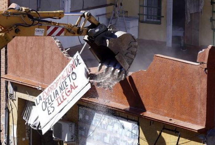 Derribo de Ofelia Nieto 29: Once detenidos en el desalojo ordenado por el Ayuntamiento de Madrid