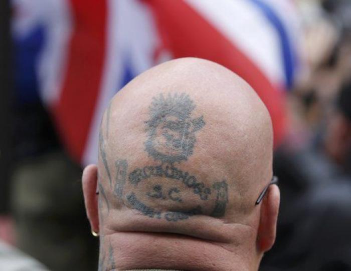 El movimiento islamófobo Pegida llega con poca fuerza a Inglaterra (FOTOS)