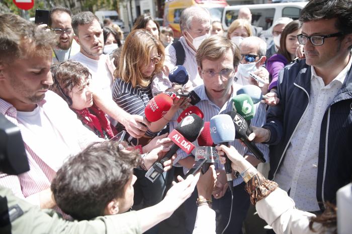 Los bomberos concluyen que todavía hay "zonas inestables" en el edificio que explotó en Madrid