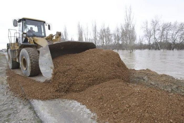 Las impresionantes fotos aéreas de la crecida del Ebro