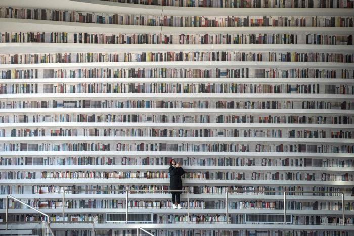 Amantes de los libros y el diseño, esta biblioteca es vuestro paraíso