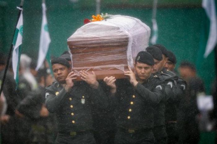 'El campeón volvió', la emotiva despedida en Brasil a las víctimas del accidente