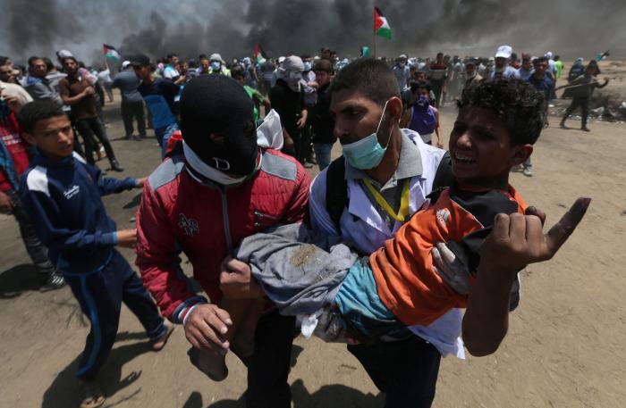 Al menos 59 muertos y más de 2.700 heridos en las protestas en Gaza contra la embajada de EE UU en Jerusalén