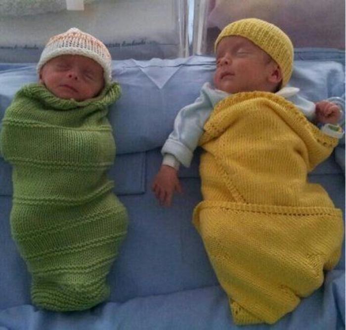 Mujeres italianas que hacen punto para los bebés prematuros