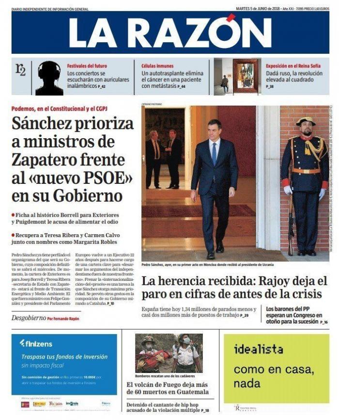 Borrel en Exteriores (y el cabreo independentista por ello) copa las portadas