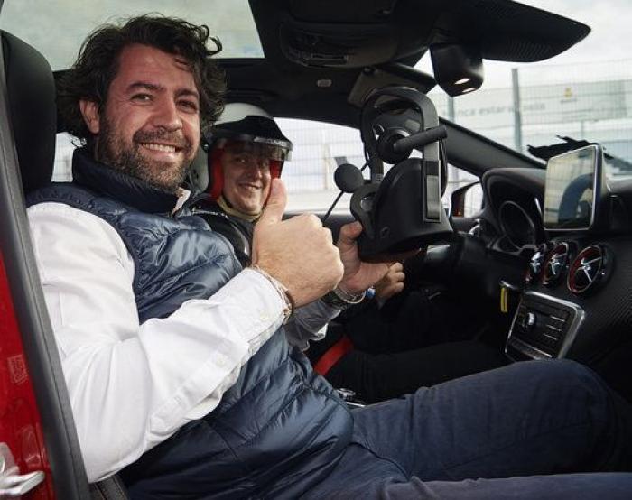 A todo gas con un Mercedes AMG por las calles de Madrid sin salir del circuito