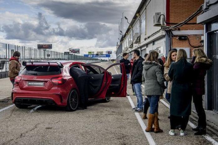 A todo gas con un Mercedes AMG por las calles de Madrid sin salir del circuito