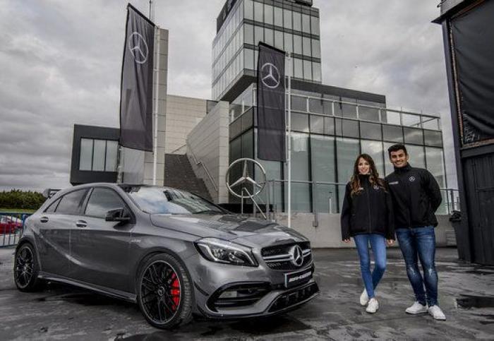 A todo gas con un Mercedes AMG por las calles de Madrid sin salir del circuito
