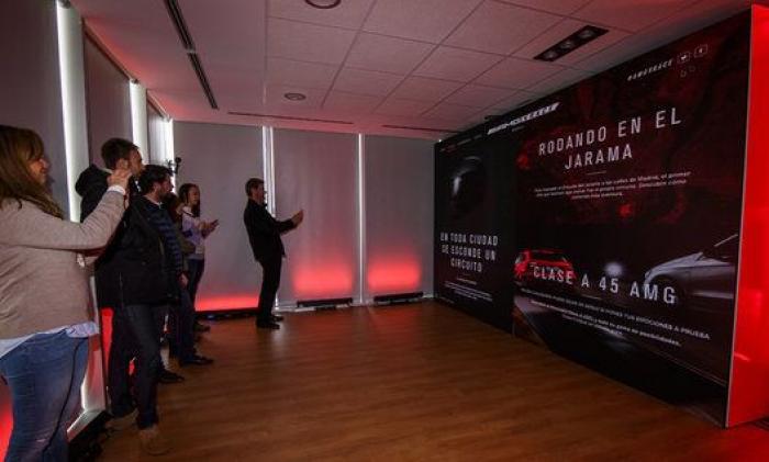 A todo gas con un Mercedes AMG por las calles de Madrid sin salir del circuito