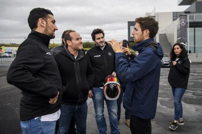 A todo gas con un Mercedes AMG por las calles de Madrid sin salir del circuito