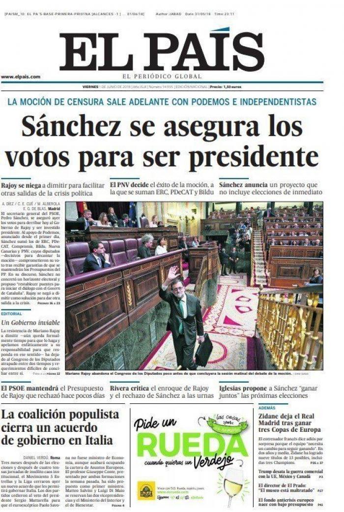 Bromas y memes en Twitter con la imagen de Rajoy saliendo del restaurante