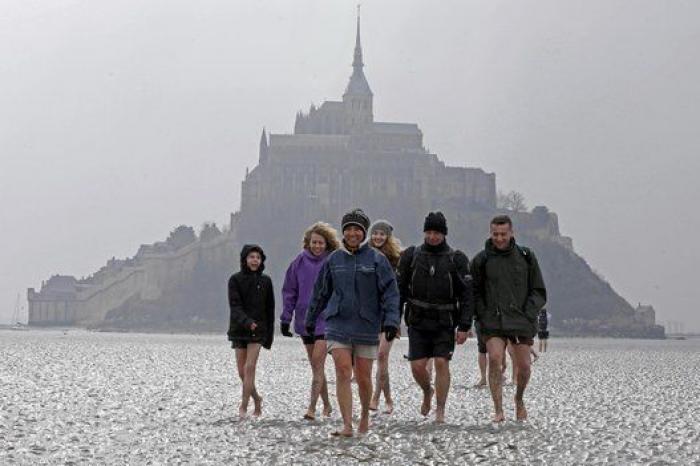 La 'marea del siglo' convierte en isla al Monte Saint-Michel (FOTOS)