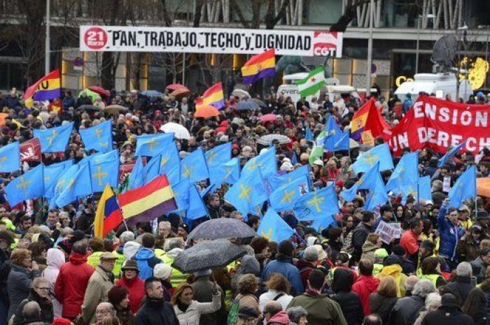 Miles de personas en las Marchas de la Dignidad: "Pan, trabajo, techo y dignidad"