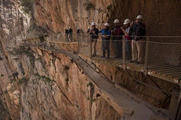 Caminito del Rey: Siente el vértigo de caminar por el sendero más peligroso del mundo (FOTOS)