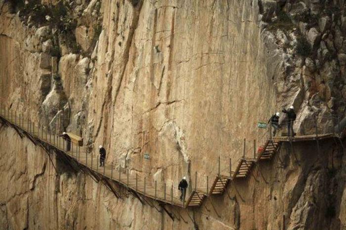 Caminito del Rey: Siente el vértigo de caminar por el sendero más peligroso del mundo (FOTOS)