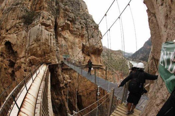 Caminito del Rey: Siente el vértigo de caminar por el sendero más peligroso del mundo (FOTOS)