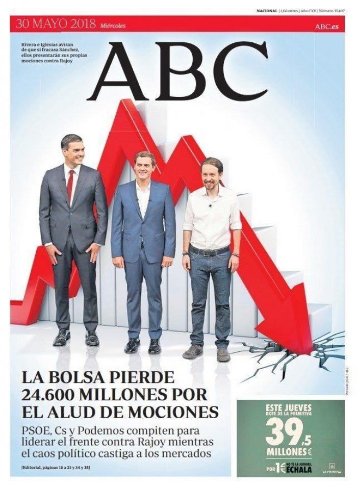 Estas son las portadas del miércoles 30 de mayo